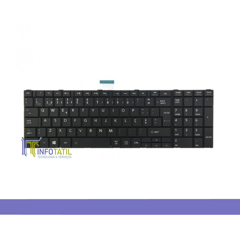 Toshiba Satellite C Teclado Pt H