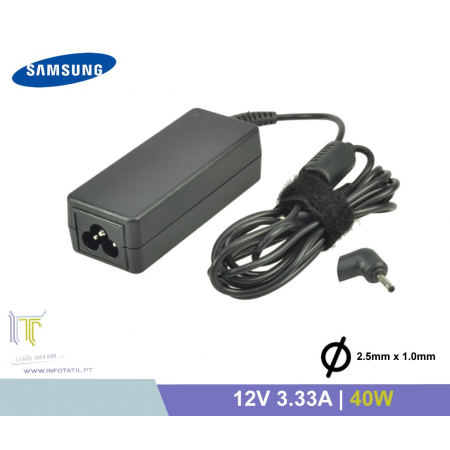 Carregador Original Samsung 12V 3.33A 40W (2.5*1.0mm)