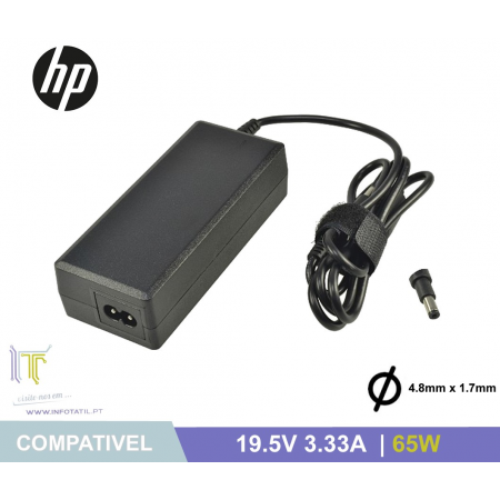 Carregador Compativel HP 19.5V 3.33A 65W