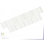 Kit de 8 Barras de LED para TV LG 49" - NC490DGG-AAFX1-41CA