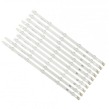 KIT 10 Barras LED LG - 42LN5400, 42LN542V, 42LN575S, 42LA615