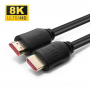 Cabo HDMI 2.1 8K, 120Hz, 48Gb/s, black 2m