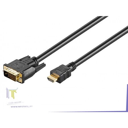 CABO HDMI Para DVI-D (24+1) 1,8m