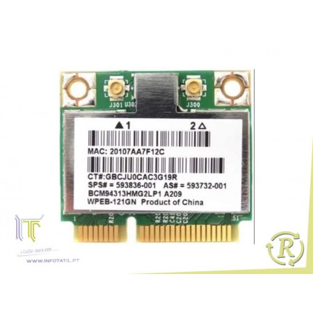 Broadcom Half Hight MINI PCI-E Wireless Refurbished