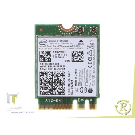 Intel® Dual Band Wireless-AC 3165 Refurbished - 3165NGW