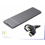 Caixa Externa SSD M.2 - Ext. USB3.1 Type-C