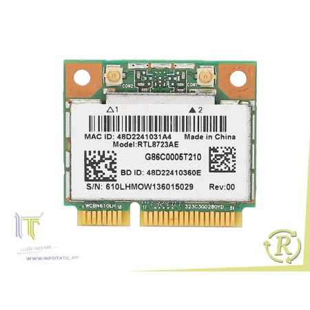 Realtek RTL8723AE Mini PCIe Wifi + Bluetooth