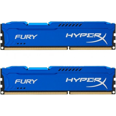 Kingston 8GB HyperX Fury Blue (2x 4GB) DDR3 1600Mhz PC3-12800 CL10 Refurbished