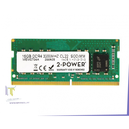 2POWER 16GB DDR4 3200MHz CL22 SODIMM