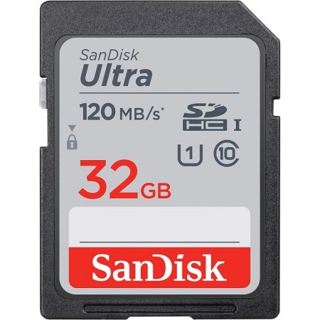 SanDisk Ultra 32GB SDHC Memory Card 120MB-s - SDSDUN4-032G-GN6IN