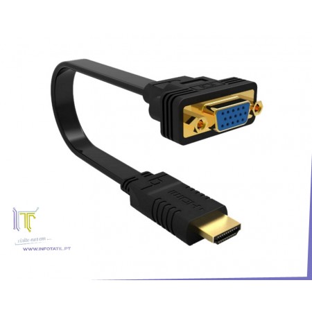 EWENT Conversor/Adaptador HDMI para VGA - EW9869