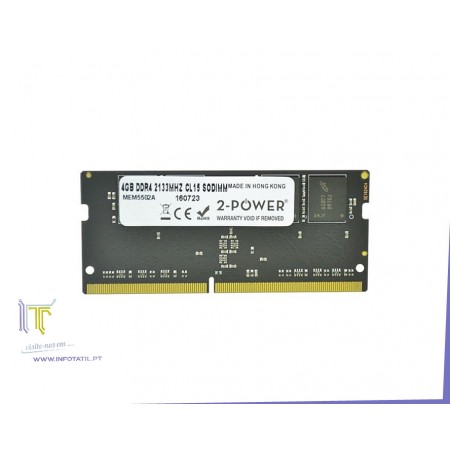 2Power SODIMM 4GB DDR4 2133MHz CL15