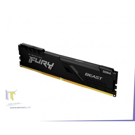 Kingston Fury Beast 8GB (1x8GB) DDR4-3200MHz 1R CL16 - KF432C16BB/8