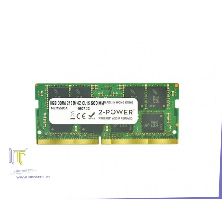 2Power SODIMM 8GB DDR4 2133MHz CL15