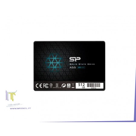 Silicon Power 512GB SSD 2.5 SATA SP ACE A55-500R/450W