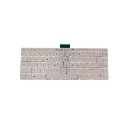 HP Stream 14-CB Teclado Branco PT s/ Top Case - 910180-131