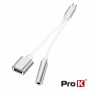 ProK Adaptador Usb-c Macho P/ Usb-c / Jack 3.5mm