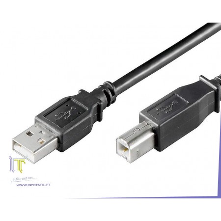 Cabo USB 2.0 A-B 5 metros - USBAB5M