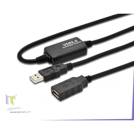 Extensão USB 2.0 Activo 15 metros - USBAAF15A