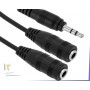 iggual Cabo de Audio Divisor 3.5mm 2x(H) 5 Metros - IGG312834