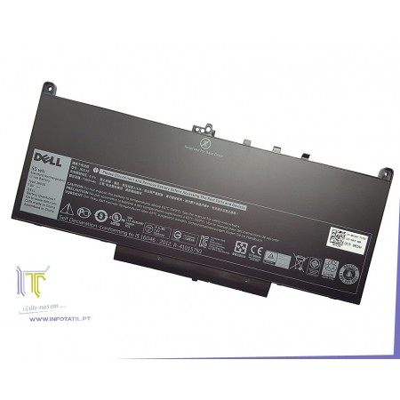 Bateria Original Dell Latitude E7470 55Wh 7.6V - MC34Y