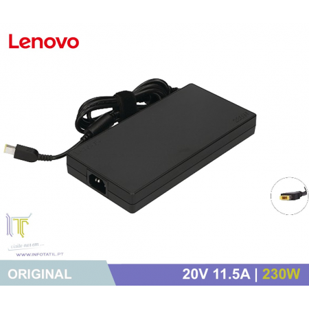 copy of Carregador Original Lenovo 20V 11.5A 230W (Slim Tip) Refurbished - ADL230NLC3A