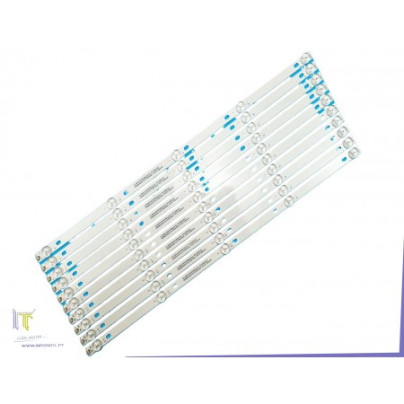 Kit de 10 Barras de LED para TV 55" TD System K55DLJ10US - JS-JP55A71051ER.909L