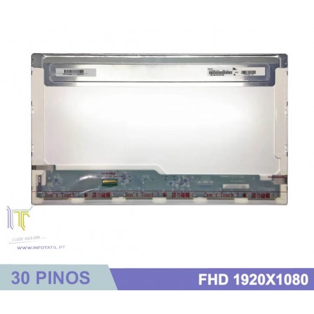 LCD 17.3 FULL HD 1920x1080 LED 30 pinos