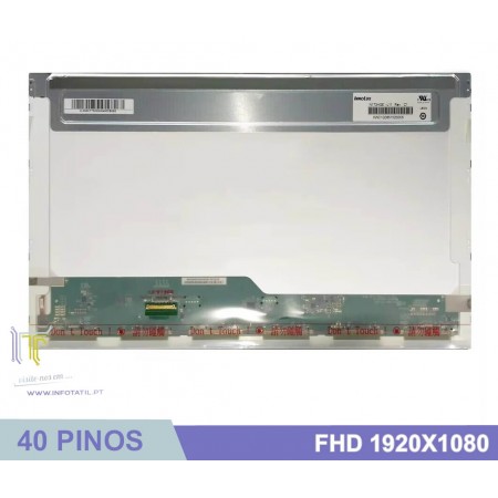 Ecrã LCD 17.3 FHD 1920x1080 40 Pinos