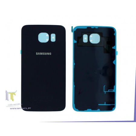 Samsung Galaxy S6 G920F Tampa Traseira Azul - GH64-04550A