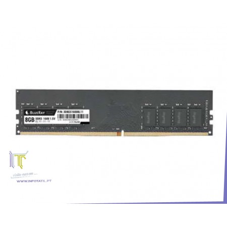 Memória Ram Blueray 8Gb Ddr3 1600MHz Cl11