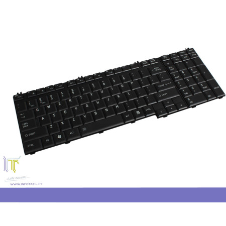 Teclado Toshiba P300 Preto Glossy - A000039450