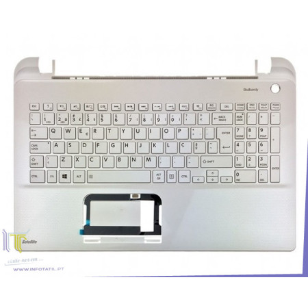 Toshiba L50-B Top Case + Teclado Branco - A000296620