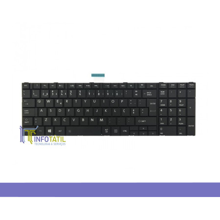 Toshiba Satellite C850 Teclado PT - H000039490