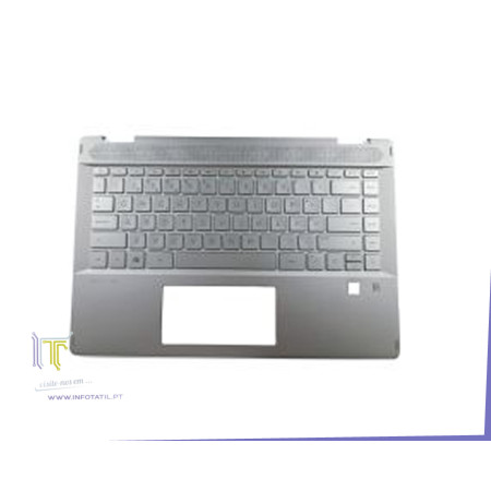 HP Pavilion 14-DH Teclado PT, top case, Backlit - L53785-131